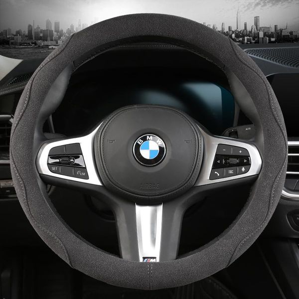 steering wheel covers 38cm suede cow leather car cover for x1 x2 x3 x4 e84 f84 f39 e83 f25 g01 f97 f26 g02 f98 auto accessories
steering wheel covers 38cm suede cow leather car cover for x1 x2 x3 x4 e84 f84 f39 e83 f25 g01 f97 f26 g02 f98 auto accessories