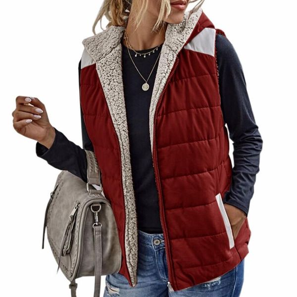 women's vests wepbel fashion hooded round neck sleeveless vest cardigan coat women outwear pocket single-breasted cotton coats, Black;white
women's vests wepbel fashion hooded round neck sleeveless vest cardigan coat women outwear pocket single-breasted cotton coats, Black;white