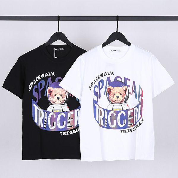 fashion brand new bear gradual change letter printing couple's wear men's and women's t-shirt youth style loose men's we, White
fashion brand new bear gradual change letter printing couple's wear men's and women's t-shirt youth style loose men's we, White