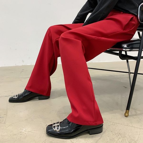 pants fashionable the korean style wide leg red trend men's loose spring and autumn net, Black
pants fashionable the korean style wide leg red trend men's loose spring and autumn net, Black