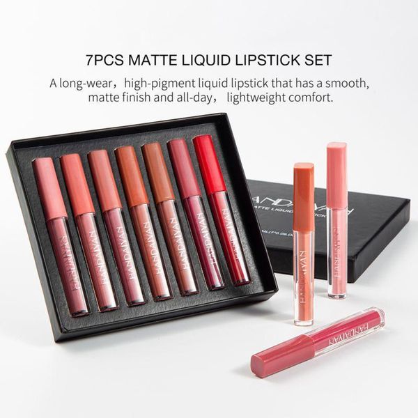7pcs/set makeup lip gloss set red velvet matte liquid lipstick for ladies long lasting waterproof moisturize tint1
7pcs/set makeup lip gloss set red velvet matte liquid lipstick for ladies long lasting waterproof moisturize tint1