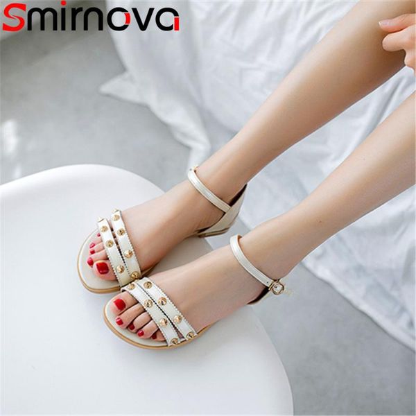smirnova black white fashion summer shoes woman buckle casual comfortable sandals women genuine leather flat
smirnova black white fashion summer shoes woman buckle casual comfortable sandals women genuine leather flat