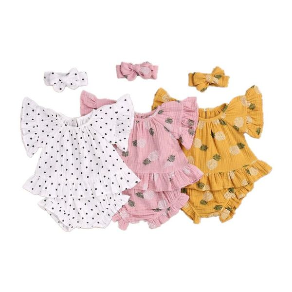 clothing sets toddler baby girl 3pcs outfit t-shirt + shorts headband pineapple print bow cute ruffle summer 0-24month, White
clothing sets toddler baby girl 3pcs outfit t-shirt + shorts headband pineapple print bow cute ruffle summer 0-24month, White