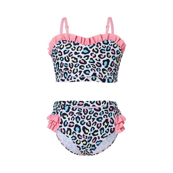 design two-piece swimsuit vestidos cover up fashion s girls' summer cute crisscross back leopard floral print one-pieces, Black
design two-piece swimsuit vestidos cover up fashion s girls' summer cute crisscross back leopard floral print one-pieces, Black