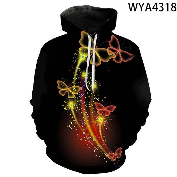 print butterfly hoodies men women children sweatshirt long sleeve flower pullover streetwear insect cool boy girl casual coat men's & s, Black
print butterfly hoodies men women children sweatshirt long sleeve flower pullover streetwear insect cool boy girl casual coat men's & s, Black