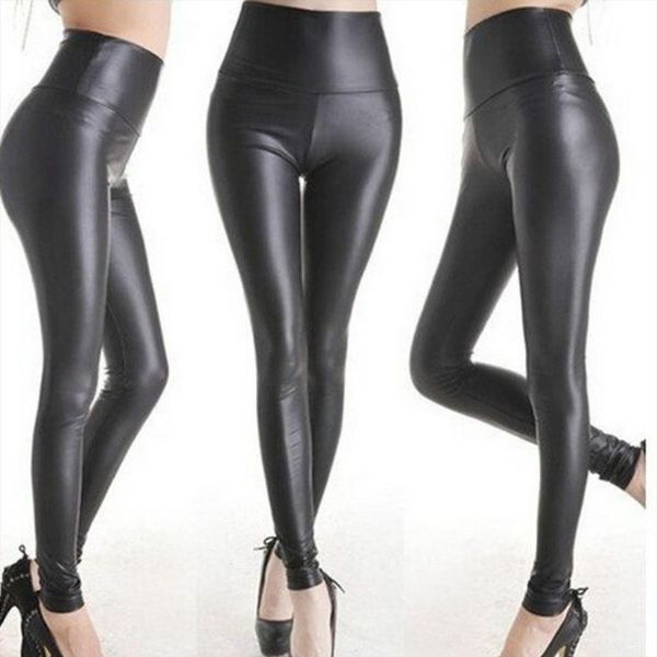 high waist pu leather women legging black light amp matt thin thick femme fitness push up slim pants g35
high waist pu leather women legging black light amp matt thin thick femme fitness push up slim pants g35