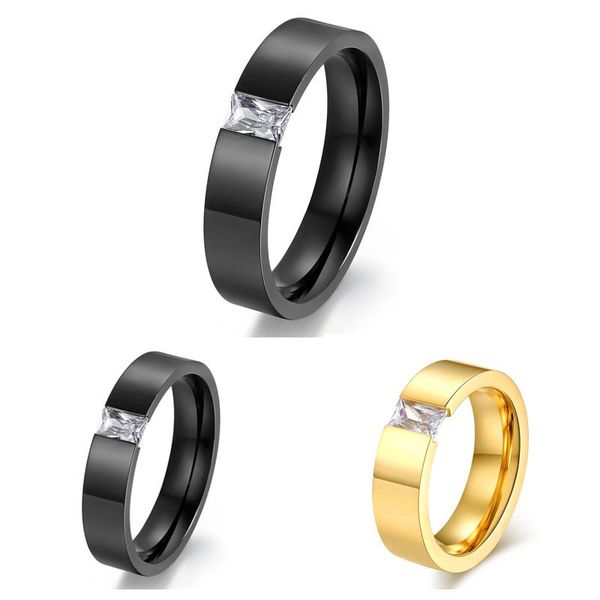 wedding rings 316l stainless steel men's black gold squared band ring with rectangular cz size 6-13, Slivery;golden
wedding rings 316l stainless steel men's black gold squared band ring with rectangular cz size 6-13, Slivery;golden