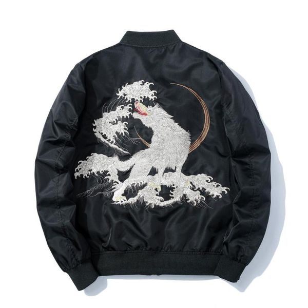 men's jackets winter bomber jacket men thick embroidery wolf pilot harajuku casual black baseball japan youth streetwear male, Black;brown
men's jackets winter bomber jacket men thick embroidery wolf pilot harajuku casual black baseball japan youth streetwear male, Black;brown