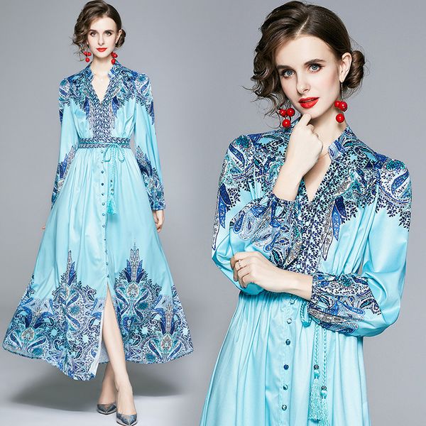 high-quality dress 2023 summer women's new product trendy fashion v-neck printed long-sleeved long cardigan dress size -2xl, Black;pink
high-quality dress 2023 summer women's new product trendy fashion v-neck printed long-sleeved long cardigan dress size -2xl, Black;pink