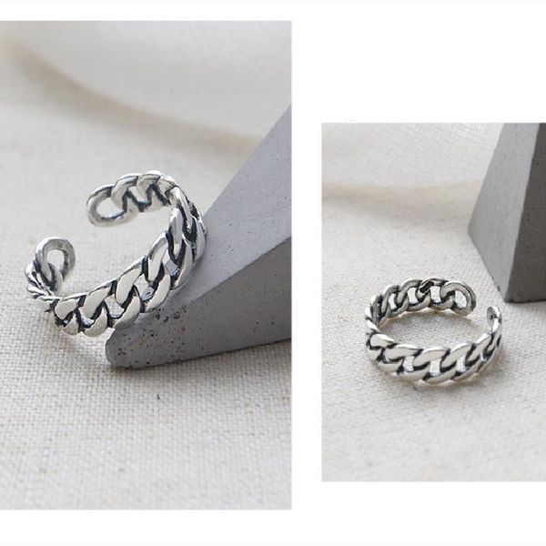 cluster rings supply s925 sterling silver ring direct selling retro chain opening tassel jewelry, Golden;silver
cluster rings supply s925 sterling silver ring direct selling retro chain opening tassel jewelry, Golden;silver