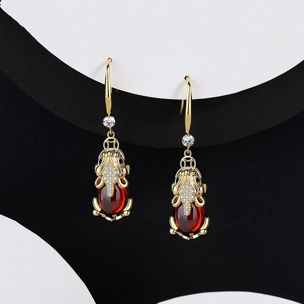 chinese style auspicious sier coin earrings female national earrings minority design 2021, Golden
chinese style auspicious sier coin earrings female national earrings minority design 2021, Golden