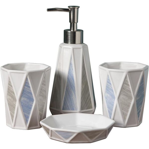 nordic bathroom set simple ceramic supplies toilet decoration accessories toothbrush holder soap dispenser bath accessory
nordic bathroom set simple ceramic supplies toilet decoration accessories toothbrush holder soap dispenser bath accessory