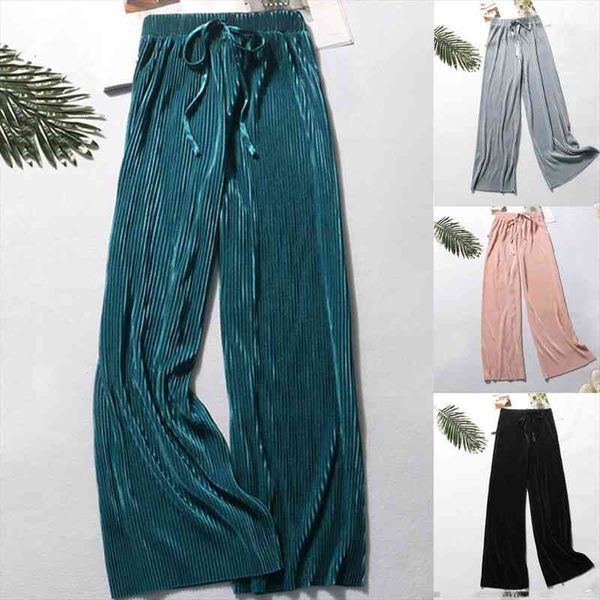 womail wide leg pants for women casual elastic high waist fashion loose long pants pleated pant trousers femme n19, Black;white
womail wide leg pants for women casual elastic high waist fashion loose long pants pleated pant trousers femme n19, Black;white