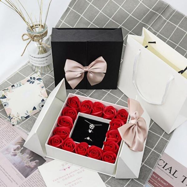 jewelry pouches, bags delicate eternal life rose box magnetic square double door bowknot design valentine's day packaging display case, Pink;blue
jewelry pouches, bags delicate eternal life rose box magnetic square double door bowknot design valentine's day packaging display case, Pink;blue