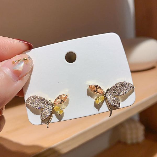 stud fyuan korean style butterfly crystal earrings for women elegant rhinestones weddings party jewelry gifts, Golden;silver
stud fyuan korean style butterfly crystal earrings for women elegant rhinestones weddings party jewelry gifts, Golden;silver