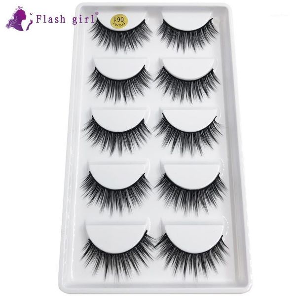 flash girl 5 pairs 3d handmade fake eyelashes natural long thick daily makeup cross eye lashes maquiagem 0611
flash girl 5 pairs 3d handmade fake eyelashes natural long thick daily makeup cross eye lashes maquiagem 0611