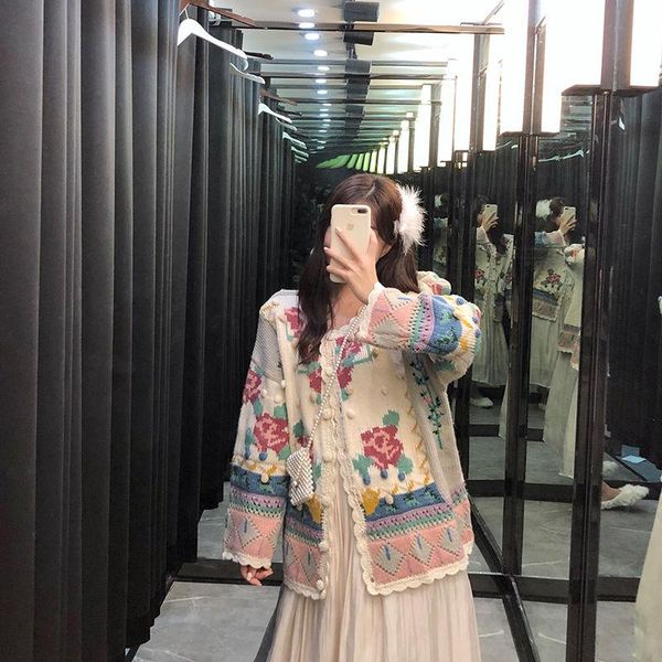 women's knits & tees 2021 spring dress women korean version fashion lazy wind sweater loose student casual knitted cardigan jacket, White
women's knits & tees 2021 spring dress women korean version fashion lazy wind sweater loose student casual knitted cardigan jacket, White