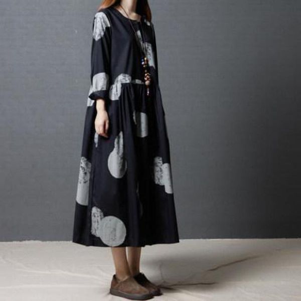 casual dresses 2021 autumn korean loose big size fashion cotton linen round neck dress retro printing all-match women, Black;gray
casual dresses 2021 autumn korean loose big size fashion cotton linen round neck dress retro printing all-match women, Black;gray
