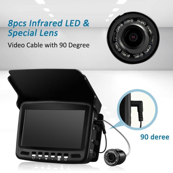 fish finder eyoyo ef43a 20m 4.3" 1000tvl underwater ice carp fishing camera for winter sea tackle accessories pesca
fish finder eyoyo ef43a 20m 4.3" 1000tvl underwater ice carp fishing camera for winter sea tackle accessories pesca