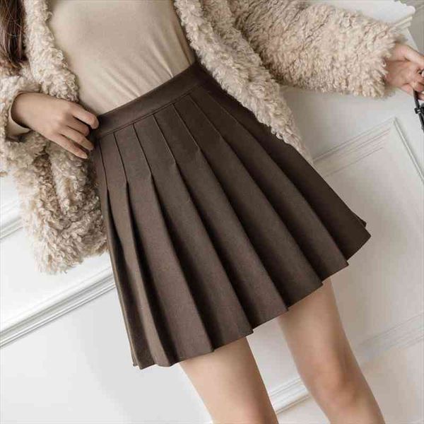 autumn winter mini skirt high waist japanese school uniform pleated skirt solid color korean style fashion short, Black
autumn winter mini skirt high waist japanese school uniform pleated skirt solid color korean style fashion short, Black