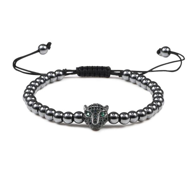 beaded, strands 5mm copper beads men women bracelet pave zircon leopard head charm adjustable braided knot bracelets&bangles jewelry pulseir, Black
beaded, strands 5mm copper beads men women bracelet pave zircon leopard head charm adjustable braided knot bracelets&bangles jewelry pulseir, Black