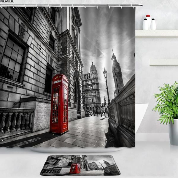 shower curtains london street scenery bath mats set red telephone booth paris tower home decor door pad bathroom wc non-slip rug
shower curtains london street scenery bath mats set red telephone booth paris tower home decor door pad bathroom wc non-slip rug