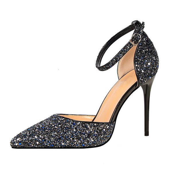 fashion women 9.5cm high heels bling pumps wedding shoe glittery buckle strap stiletto sandals a0093 b6ag, Black
fashion women 9.5cm high heels bling pumps wedding shoe glittery buckle strap stiletto sandals a0093 b6ag, Black