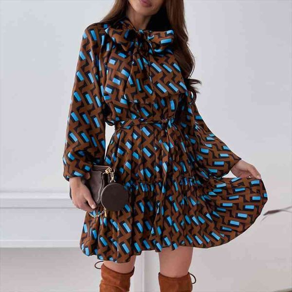 autumn bow print office dress women a line ruffles short dress long sleeve spring sashes vintage party vestidos, Black;gray
autumn bow print office dress women a line ruffles short dress long sleeve spring sashes vintage party vestidos, Black;gray