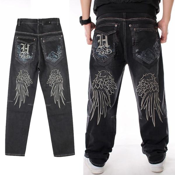 men's jeans baggy men fashion hip hop high street brand trousers embroidery black denim pants 2021 autumn winter oversize clothing, Blue
men's jeans baggy men fashion hip hop high street brand trousers embroidery black denim pants 2021 autumn winter oversize clothing, Blue