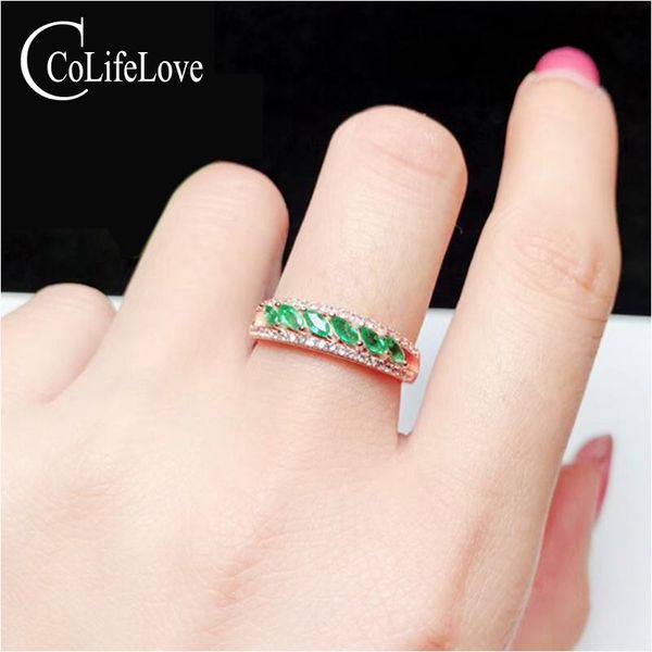 cluster rings colife jewerly 100% real natural emerald ring 3 pcs silver 925 sterling jewelry gift box, Golden;silver
cluster rings colife jewerly 100% real natural emerald ring 3 pcs silver 925 sterling jewelry gift box, Golden;silver