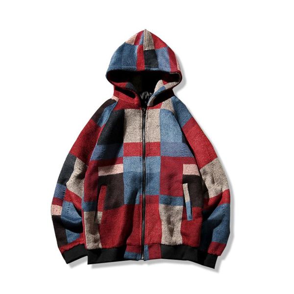 men's jackets harajuku color plaid hoodies men streetwear windbreaker coats loose hombre 2021 hip hop clothes oversize 5xl, Black;brown
men's jackets harajuku color plaid hoodies men streetwear windbreaker coats loose hombre 2021 hip hop clothes oversize 5xl, Black;brown