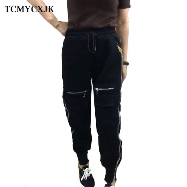 overalls women's autumn winter style zipper plus velvet thick loose harlan trousers feet wearing casual pants women & capris, Black;white
overalls women's autumn winter style zipper plus velvet thick loose harlan trousers feet wearing casual pants women & capris, Black;white