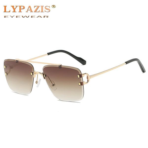 sunglasses 2021 fashion cool brand design rimless metal frame square mens women retro vintage gradient shades 100% uv400 glasses, White;black
sunglasses 2021 fashion cool brand design rimless metal frame square mens women retro vintage gradient shades 100% uv400 glasses, White;black
