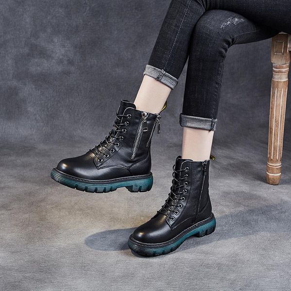 boots genuine leather black motorcycle women 2021 autumn winter fashion zipper locomotive layer cowhide ankle female
boots genuine leather black motorcycle women 2021 autumn winter fashion zipper locomotive layer cowhide ankle female
