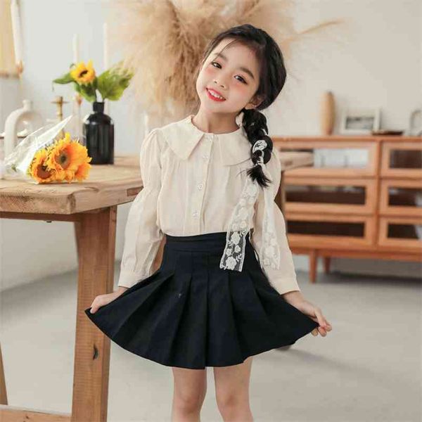 fall white baby blouse cotton toddler girl puff sleeve doll matching shirts teen girls clothes 10 12 year 210622, White;black
fall white baby blouse cotton toddler girl puff sleeve doll matching shirts teen girls clothes 10 12 year 210622, White;black