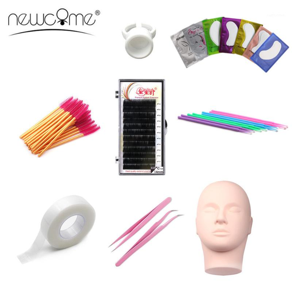 professional individual eyelash extension training kit practice mannequin head set false grafting makeup tools1
professional individual eyelash extension training kit practice mannequin head set false grafting makeup tools1