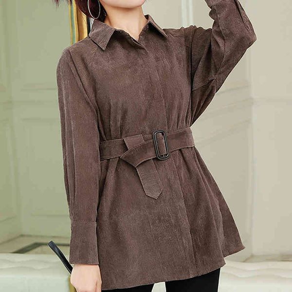 jackets for women long sleeve corduroy women jacket coat women belt turn down collar office jacket woman jacket e109 210426, Black;brown
jackets for women long sleeve corduroy women jacket coat women belt turn down collar office jacket woman jacket e109 210426, Black;brown