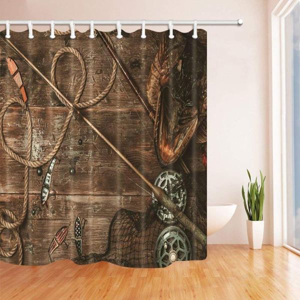 shower curtains 3d digital printing fishing rod bait on the wooden curtain waterproof polyester fabric bathroom decorations bath
shower curtains 3d digital printing fishing rod bait on the wooden curtain waterproof polyester fabric bathroom decorations bath