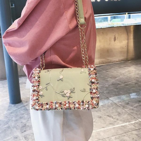evening bags lace flowers women shoulder bag handbag pu leather sweet girl square flower pearl chain messenger
evening bags lace flowers women shoulder bag handbag pu leather sweet girl square flower pearl chain messenger