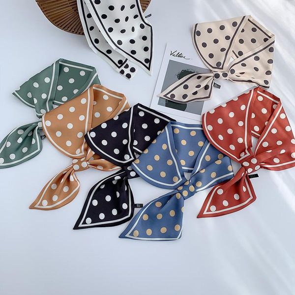 scarves spring and summer retro polka dot fashion small scarf decorative professional women headband multi function, Blue;gray
scarves spring and summer retro polka dot fashion small scarf decorative professional women headband multi function, Blue;gray