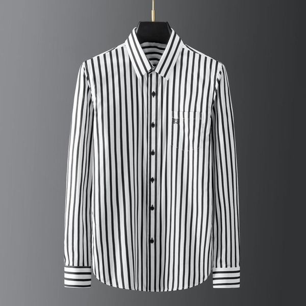 minglu 100% cotton male shirts luxury long sleeve embroidery casual mens dress fashion slim fit stripe man 3xl men's, White;black
minglu 100% cotton male shirts luxury long sleeve embroidery casual mens dress fashion slim fit stripe man 3xl men's, White;black