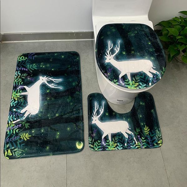 bath mats christmas decorate elk carpet flannel fawn printed toilet three-piece set floor mat pvc thick sponge absorbent door
bath mats christmas decorate elk carpet flannel fawn printed toilet three-piece set floor mat pvc thick sponge absorbent door