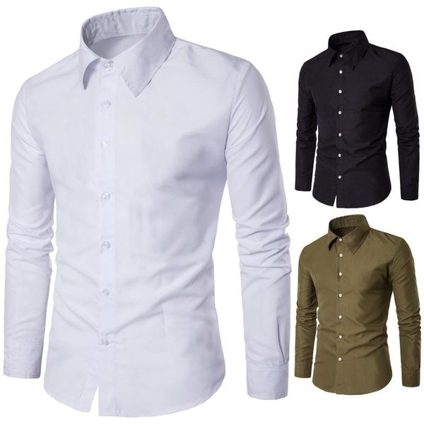 spring/summer men's long sleeve shirt, single breasted solid color casual business, no pouch front, size l xl 2xl 3xl 4xl shirts, White;black
spring/summer men's long sleeve shirt, single breasted solid color casual business, no pouch front, size l xl 2xl 3xl 4xl shirts, White;black