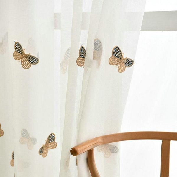curtain & drapes pastoral fresh yellow-brown butterfly embroidered modern curtains drape panel sheer tulle for living room bedroom kitchen
curtain & drapes pastoral fresh yellow-brown butterfly embroidered modern curtains drape panel sheer tulle for living room bedroom kitchen