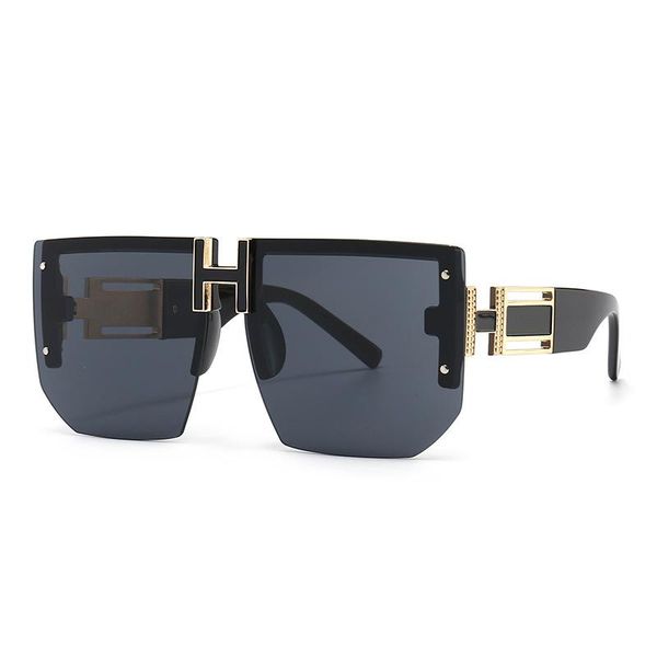 sunglasses designer rimless oversized women men fashion vintage travel driving flat sun glasses shades uv400, White;black
sunglasses designer rimless oversized women men fashion vintage travel driving flat sun glasses shades uv400, White;black