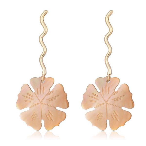 lucky leaf drop earrings for women design alloy shell spiral dangling hanging femme classic vintage jewelry dangle & chandelier, Silver
lucky leaf drop earrings for women design alloy shell spiral dangling hanging femme classic vintage jewelry dangle & chandelier, Silver