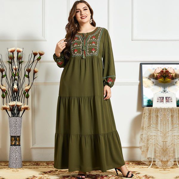 ramadan muslim women dress turkey india abaya gowns djellaba blue embroidery islamic clothing party vestidos plus size eid robe, Red
ramadan muslim women dress turkey india abaya gowns djellaba blue embroidery islamic clothing party vestidos plus size eid robe, Red