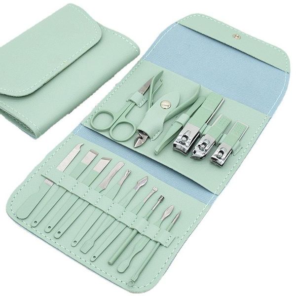 nail art kits manicure set clippers tools household 12/16pcs green stainless steel ear spoon cutters scissors kit for
nail art kits manicure set clippers tools household 12/16pcs green stainless steel ear spoon cutters scissors kit for