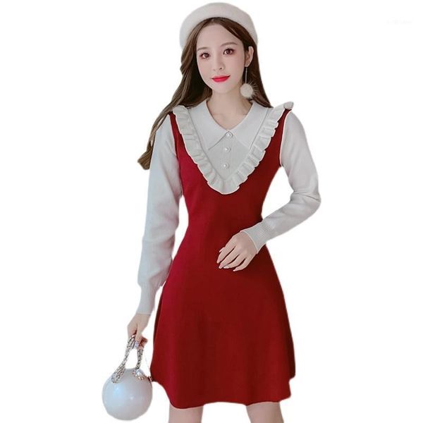 casual dresses women 2021 autumn winter slim knited sweater female bottoming pullover long sleeve lapel patchwork knitwear, Black;gray
casual dresses women 2021 autumn winter slim knited sweater female bottoming pullover long sleeve lapel patchwork knitwear, Black;gray