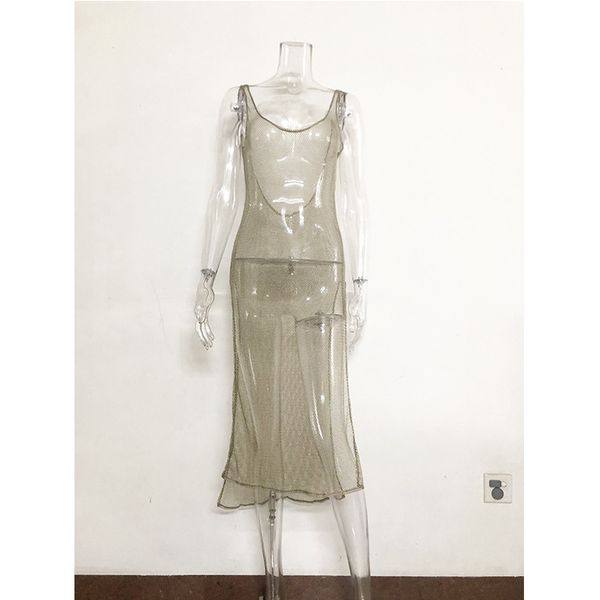 factory01rl mesh smock 2021 bikini summer perspective beach split suspender dress, White;black
factory01rl mesh smock 2021 bikini summer perspective beach split suspender dress, White;black